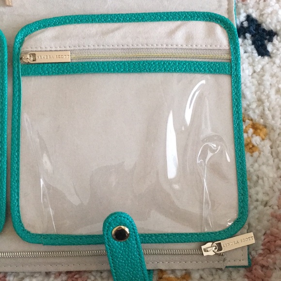 Jet Set Travel Case Kendra Turquoise with Dust Bag - Picture 9 of 16